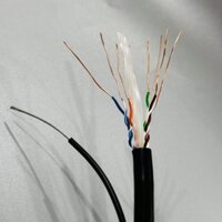 ( Cắt lẻ) Cáp mạng Cáp mạng Ancomteck CAT6 23awg cáp ngoài trời UTP - có dây chịu lực gia cường