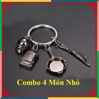( CC2016 ) Móc Khóa PUBG- Combo 4 Móc Khóa Nhỏ