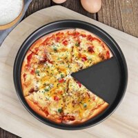 【 Ch * 】 9 10 11 Chảo Pizza tròn 12 Inch làm bánh bề mặt chống dính cho lò nướng nhà hàng