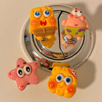 🔥 Chất lượng cao đa chức năng 🔥 có hàng sẵn Thích hợp cho trang trí phòng tắm Nút hỗ trợ xả bồn cầu dễ thương Mở rộng công tắc xả Nút xả bồn cầu tự dính ☼Một bộ 4 ~ dễ thương công tắc nhà vệ sinh ép móng tay nghệ thuật đặc biệt hộ gia đình chuyển đổi xả