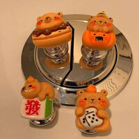 🔥 Chất lượng cao đa chức năng 🔥 Mở rộng công tắc xả Nút xả bồn cầu tự dính dễ thương Nút hỗ trợ xả bồn cầu Thích hợp cho trang trí phòng tắm có hàng sẵn ✍&quot;Bộ 4&quot; Hoạt Hình Công Tắc Vệ Sinh Báo Chí Nhà Tốt Móng Tay Nghệ Thuật Đặc Biệt Sáng Tạo N