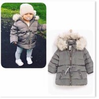 ( Chất Lượng Nhất ) Áo phao lông vũ cho bé gái ( 9m-12m) . ☑