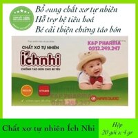 ✅ CHẤT XƠ TỰ NHIÊN ÍCH NHI CHẤT XƠ - Bổ sung chất xơ tự nhiên, hỗ trợ hệ tiêu hoá, chống táo bón cho bé yêu