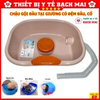 ✅ Chậu Gội Đầu CÓ ĐỆM CAO SU MÀU CAM, Dùng Cho Người Già Bà Bầu Trẻ Nhỏ, Bồn Gội Đầu Cho Bệnh Nhân