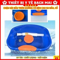✅ Chậu Gội Đầu CÓ ĐỆM CAO SU MÀU CAM, dùng cho người già bà bầu trẻ nhỏ, bồn gội đầu cho bệnh nhân