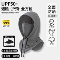 🔥 Che phủ toàn bộ khuôn mặt 🔥 Mũ chống tia UV Mũ có mặt nạ Mũ trùm đầu chống nắng có hàng sẵn Mùa hè ngoài trời Mũ câu cá Mũ bảo vệ cổ khi leo núi ♚Mặt nạ chống nắng nam Khăn trùm đầu chống tia cực tím dành cho nữ Mũ đội đầu Bảo vệ cổ Full Face Cover Ic