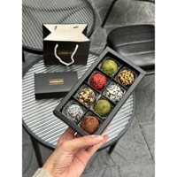 ( CHỈ NHẬN ĐƠN MIỀN BẮC ) Chocolate Truffle Set quà tặng Valentine (đã gồm hộp quà + túi + thiệp) Socola lễ tình nhân
