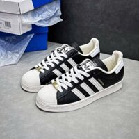 [ Chính Hãng ] Giày_adidas_Superstar Black White nam nữ chuẩn auth size 36_43 FaKe Đền X3