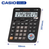 [ Chính Hãng - 14 số] Máy Tính Casio GX-14B - Loại lớn dành cho cửa hàng, kế toán, văn phòng