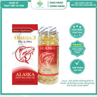 ✅ [Chính hãng] Alaska Deep Sea Fish Oil Omega 3 OMEGA 3 POLVITA MỸ DẦU CÁ ALASKA