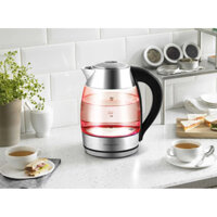 [ Chính hãng ] Ấm Siêu Tốc Thuỷ Tinh Lock&Lock EJK418SLV 1,8L 2200W Bảo Hành 12 Tháng