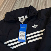 [ CHÍNH HÃNG ] Áo khoác adidas Nylon Jacket Polyester BLK Solid Color IS0242