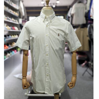 [ CHÍNH HÃNG ] Áo Sơ mi classic tay ngắn Polo Ralph Lauren Classic Fit Chambray shirt màu trắng