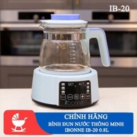 [ CHÍNH HÃNG ] Bình đun nước thông minh Ibonne IB-20 600W - Dung tích 0.8L [ LOVI MART ]