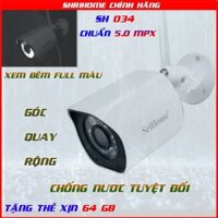 [ Chính hãng] Camera Srihome SH034 5.0Mpx- Camera góc rộng, siêu nét, đàm thoại 2 chiều