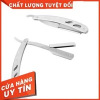 [ CHÍNH HÃNG ] Cán dao cạo thép trắng T_D_J STAINLESS hàng đẹp tặng kèm lưỡi lam