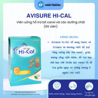 ✅ [CHÍNH HÃNG] Canxi Nano Tự Nhiên Avisure Hi-Cal Trường Thọ 60 Viên