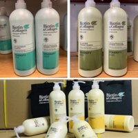 ( Chính Hãng) Cặp dầu gội đầu Biotin Collagen Mẫu Mới 2021