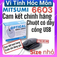 ( Chính hãng) Chuột máy tính có dây mitsumi 6603 cổng usb loại nhỏ gọn vi tính 2t quận 12