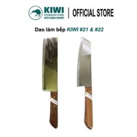 [ Chính hãng có bảo hành ] DAO NHÀ BẾP TRUNG CÁN GỖ KIWI THÁI LAN MS22-21