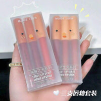 [ Chính Hãng] Combo 2Set (6Cây) Son Kem Lì Herorange Fluffy Lip Glaze