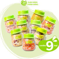 [ CHÍNH HÃNG ] Combo 9 Hủ Hạt Mix Mămmy nấu cháo bổ sung dinh dưỡng cho bé ăn dặm trên 6 tháng 130gr/ 1 hũ