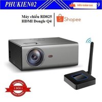 [ Chính hãng ] Combo Máy chiếu HD RD825 kết nối không dây với điện thoại, máy tính + HDMI Kết Nối Không Dây Dongle Q4