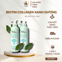 [ CHÍNH HÃNG] Dầu gội Biotin Collagen Xanh Dương PASIORI TM VOUDIOTY 500 - 1000ml giảm gàu và tái cấu trúc da đầu