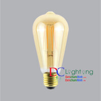 [ CHÍNH HÃNG ] ĐÈN LED BULD  MPE - BÓNG SỢI TÓC MPE - FLM-6-ST64- 6W - 2 NĂM ĐỔI MỚI
