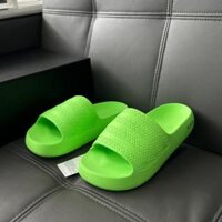 [ Chính Hãng ] Dép quai ngang adidas Adilette Ayoon Slide 'Solar Green' ( FZ6411 ) Xanh Neon | Rivera Authentic