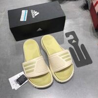[ Chính Hãng ] Dép quai ngang adidas Alphabounce Slide 'Ivory Beige ' GY9418 màu Xanh Lá | PiuPiu Authentic