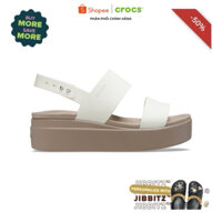 [ CHÍNH HÃNG ] Dép sandal đế xuồng nữ CROCS Brooklyn 206453-159