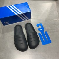 [ Chính Hãng ] Dép sục Adidas AdiFom Adilette Slide Clog 'Black Carbon ' HQ8753 bít mũi màu Đen Mule | PiuPiu Authentic