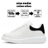 [ CHÍNH HÃNG ] Giày Alexander Mcqueen Gót Nhung Đen