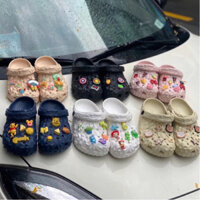 [ CHÍNH HÃNG ] Giày Clog Unisex Cross Classic Geometric sầu riêng (Free Ship)