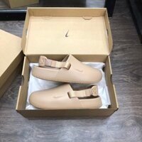 [ Chính Hãng ] Giày Sandal Sục Nike Calm Mule Sesame FB2185-200 màu Beige Be có quai hậu Clog | Rivera Authentic