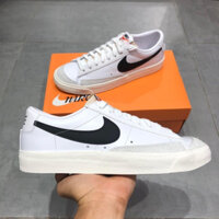 [ Chính Hãng ] Giày Sneaker Nam Nữ Nike Blazer Low Vintage 77 Vintage 'White Black' ( DA6364-101 )(Free Ship)