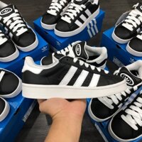 [ Chính Hãng ] Giày Sneaker adidas Campus 00s ''Leather Black'' IG8660 Black màu Đen sọc Trắng bản Da | PiuPiu Authentic