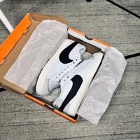 [ Chính Hãng ] Giày Sneaker Nike Blazer Low ’77 Jumbo ‘White Black’ ( DN2158-101 ) màu Trắng Đen móc Swoosh To