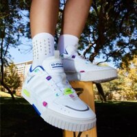 [ CHÍNH HÃNG ] Giày thời trang Adidas Neo D-PAD cổ thấp phối màu "White/ Deep Blue"