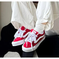 [ Chính Hãng ] Giày Vans Knu Skool Red AUTHENTIC. Giày Sneaker Vans Knu Đỏ Nam Nữ