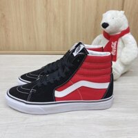 😻 [CHÍnh HÃNg] Giày Vans sk8 Black/Red, Giá xã kho siêu tốt🔥🔥