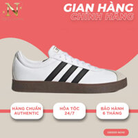 [ 𝙎𝘼𝙇𝙀 Chính Hãng ] Giày Adidas Neo VL Court 2.0 White Black AUTHENTIC. Giày Sneaker Adidas Neo Đen Trắng Đế Nâu Nam Nữ