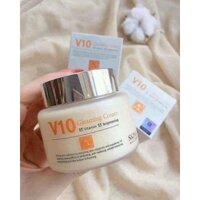 { CHÍNH HÃNG} Kem Dưỡng Trắng Cao Cấp V10 Gleaming Cream Skinaz Hàn Quốc 100ml-20XSHOP