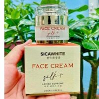 ( Chính Hãng ) Kem Face Lụa Silk Sica White Hũ 25gr Hỗ Trợ da trắng sáng