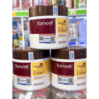 [ CHÍNH HÃNG ] KEM HẤP DẦU KARSEELL MACA ESSANCE REPAIR COLLAGEN PHỤC HỒI TÓC SIÊU MỀM MƯỢT( HỘP 500ml)