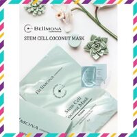 [ Chính Hãng ] Mặt nạ tế bào gốc Bellmona - Stem Cell Coconut Mask hộp 5 miếng Phục Hồi Nâng Cơ Trẻ Hoá Toàn Diện