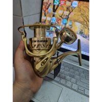 [ Chính Hãng] Máy Câu Cá YOLO GW 6000 Màu Vàng GOLD Cực Đẹp,Mobin Kim Loại