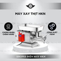 ( CHÍNH HÃNG) Máy Xay Thịt HKN , Điện máy HKN, Máy Xay Thịt Đế Bằng Gang Cối INOX