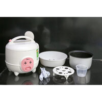 [ Chính hãng ] Nồi Cơm Điện Mini Cao Cấp MIDEA MR-CM06SA 400W 0,6L Bảo hành 12 tháng